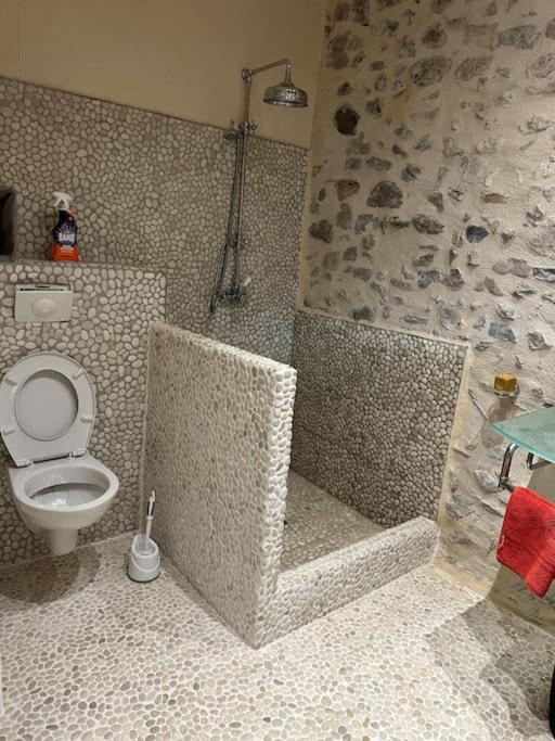 Koupelna v ubytování Loft la Traversière