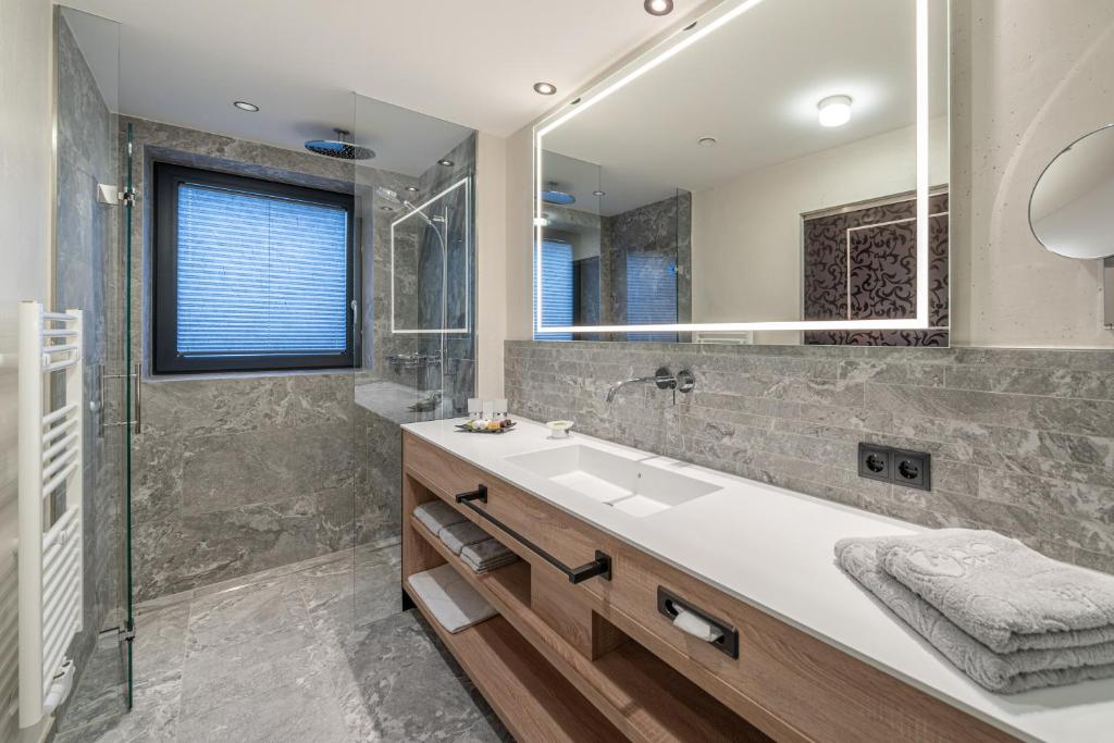 Koupelna v ubytování Hotel Wiesental