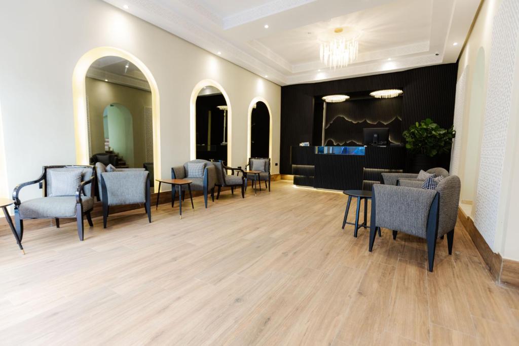 Posezení v ubytování Ennesma Hotel