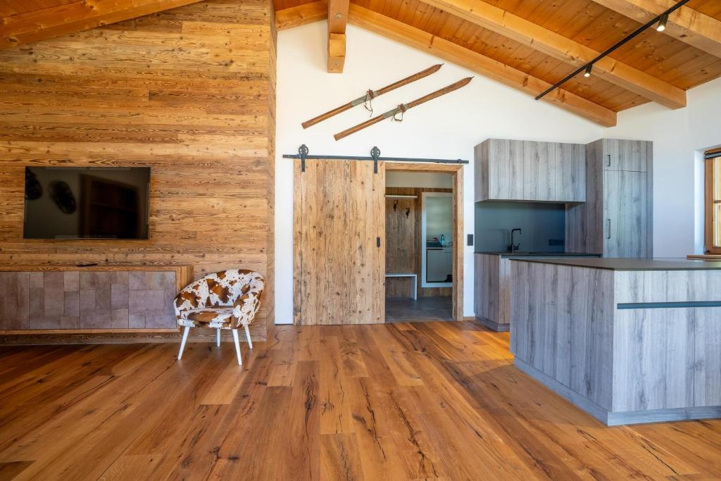 Kuchyň nebo kuchyňský kout v ubytování Apartment Taxer