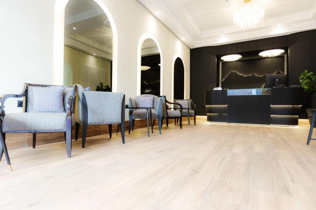 Posezení v ubytování Ennesma Hotel