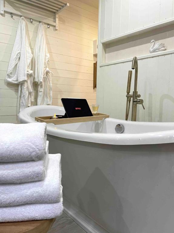La Roulotte du Manoir 1900 - Deluxe Double Room с ванной