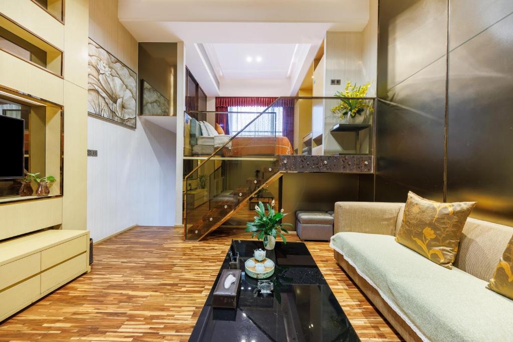 Posezení v ubytování Argyle WAIFIDEN Baolidian Hotel -Free shuttle bus during Canton Fair