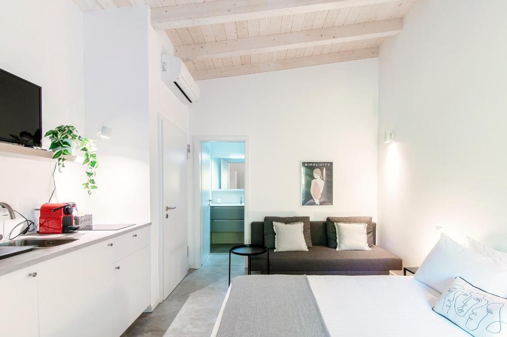 Le Betulle Studios by Quokka 360 - studio apartments by the Origlio lake - 与花园景观的工作室