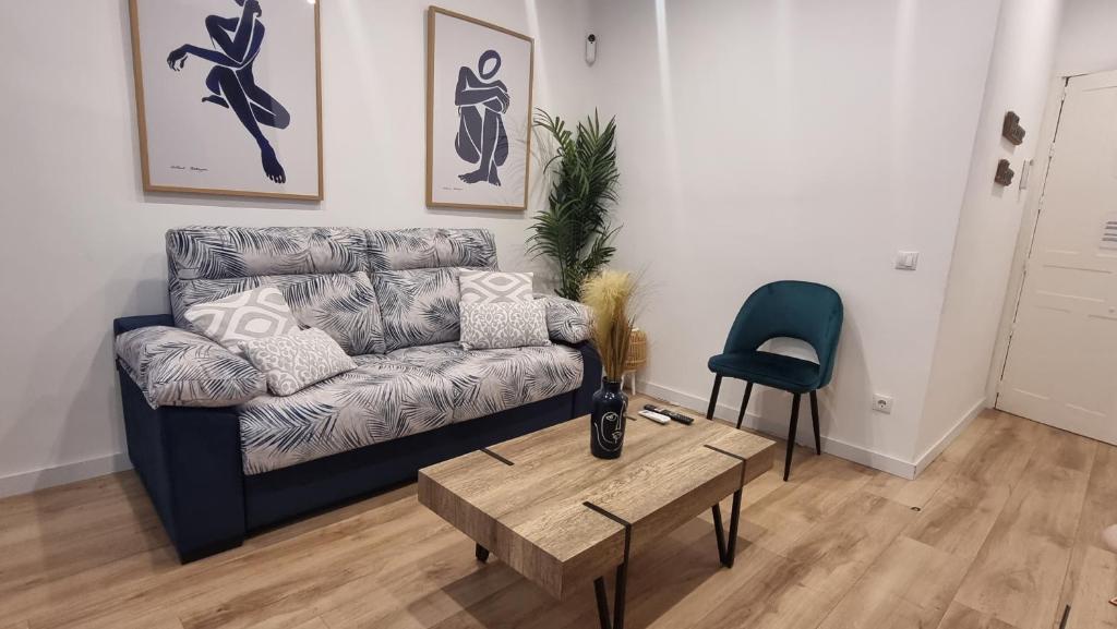 A seating area at Apartamento en pleno centro
