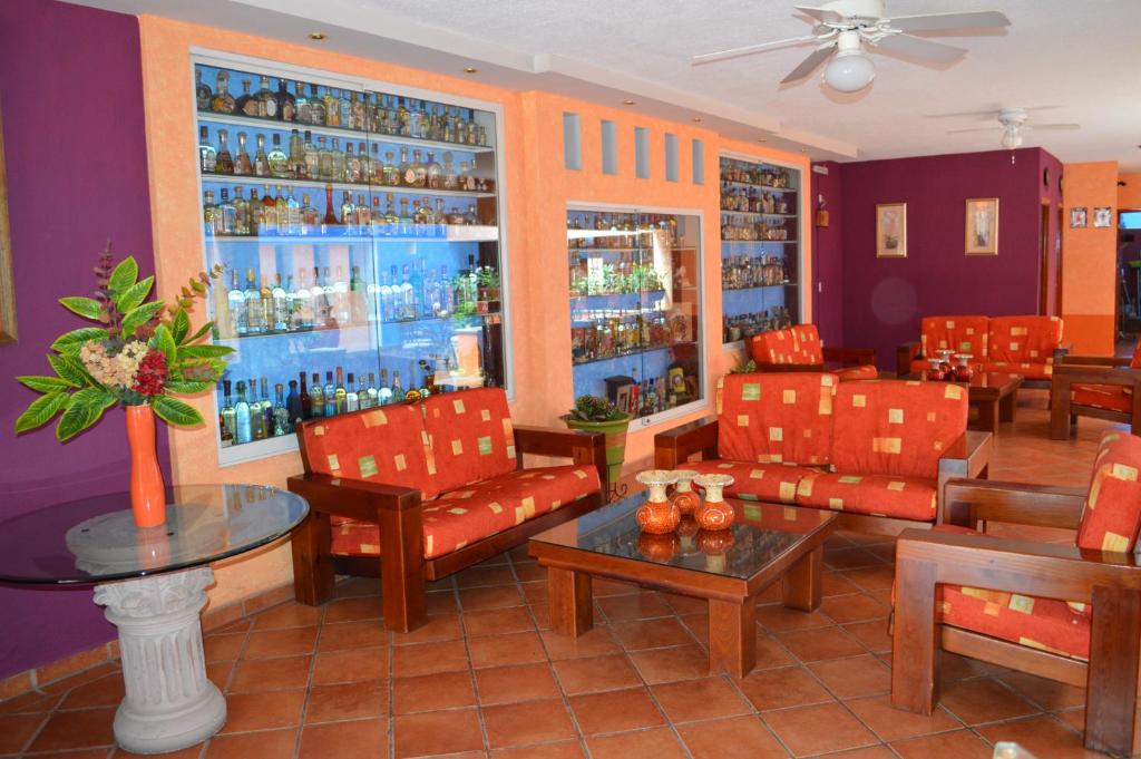 Posezení v ubytování Hotel La Rienda Mision Tequillan