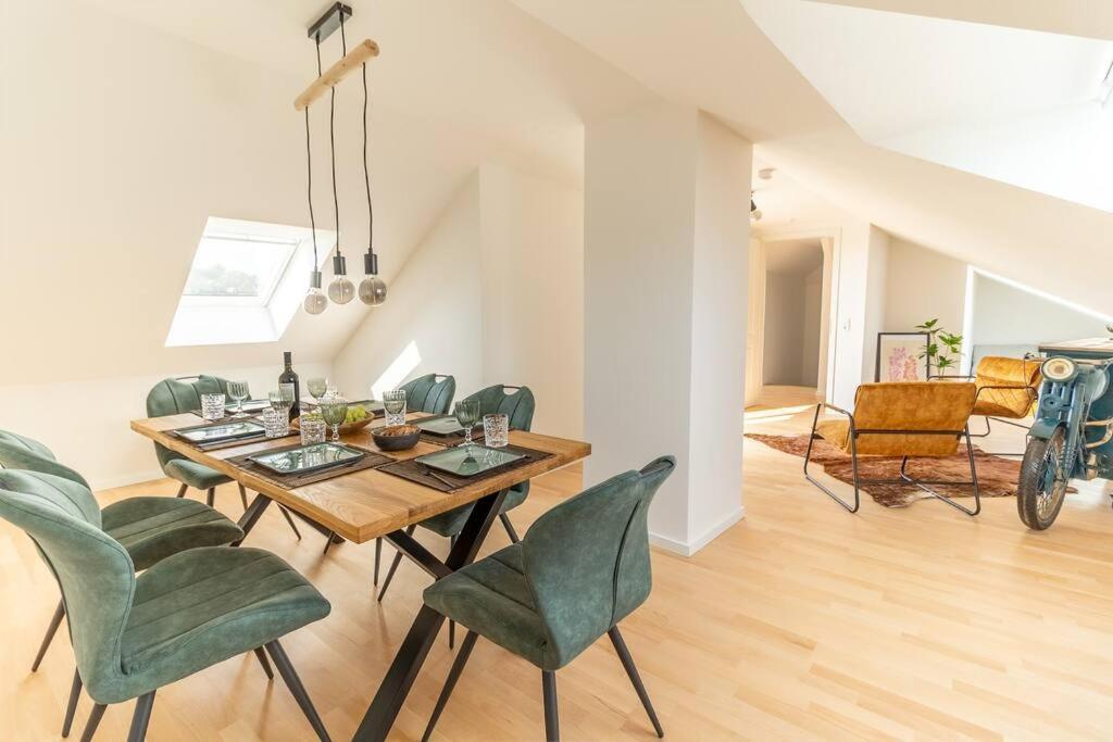 Posezení v ubytování *Luxus Penthouse* (Sauna, 6 Per)