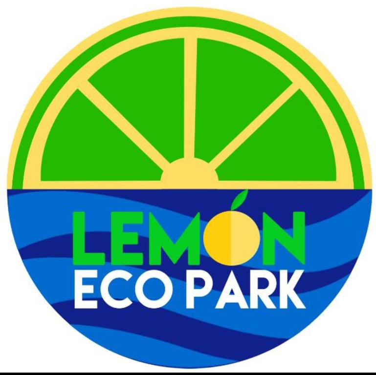 um logótipo para o parque ecológico Le bom em Lemon ecopark em San Rafael
