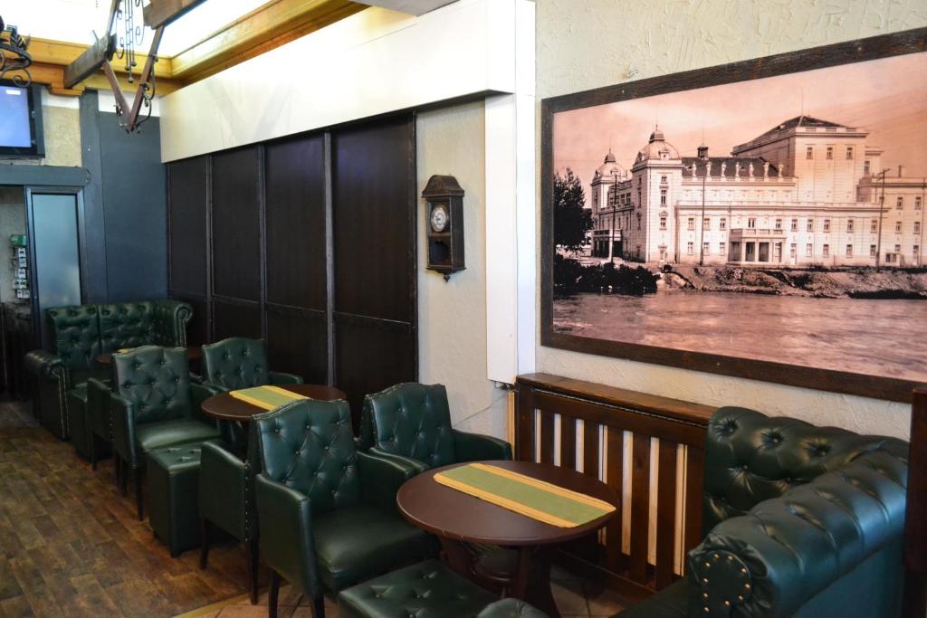Posezení v ubytování Hotel Tomce Sofka