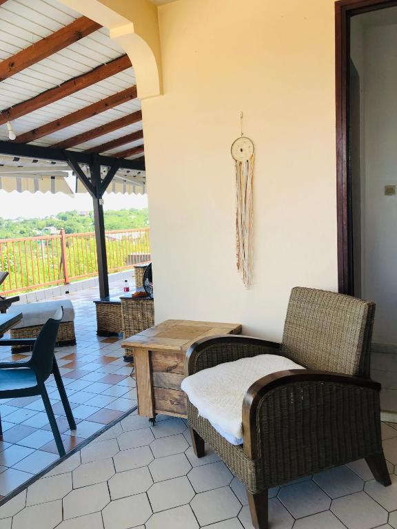 Posezení v ubytování Chambre d'Hôtes Caïpi