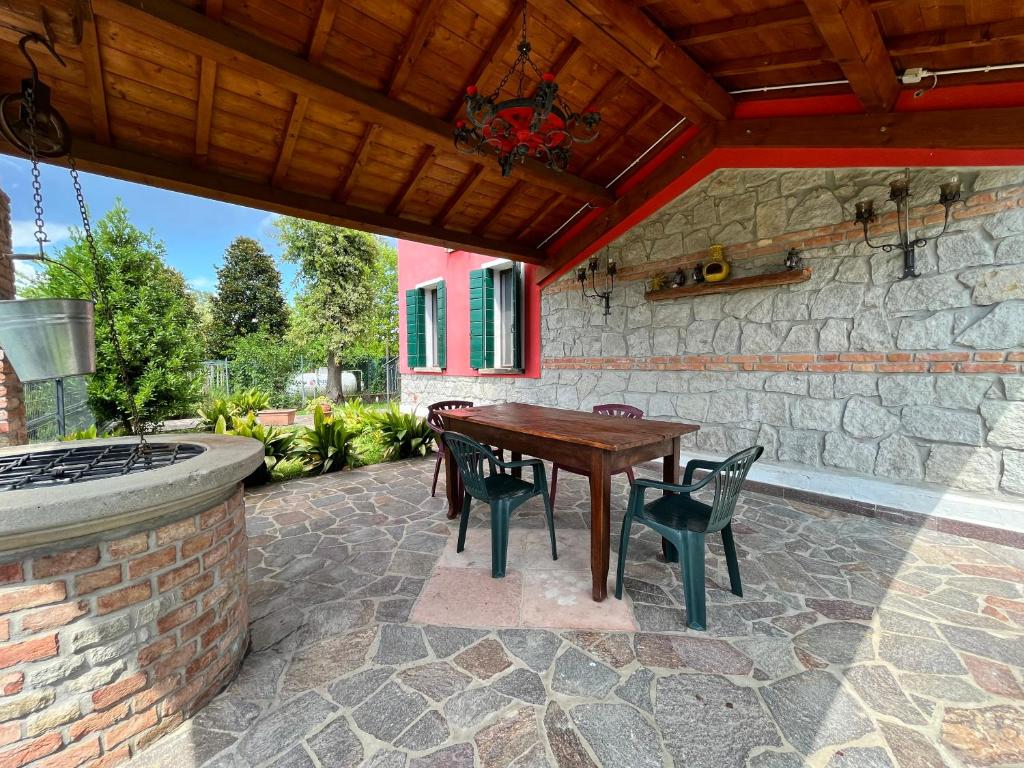 Patio nebo venkovní prostory v ubytování Ca' De Franceschi