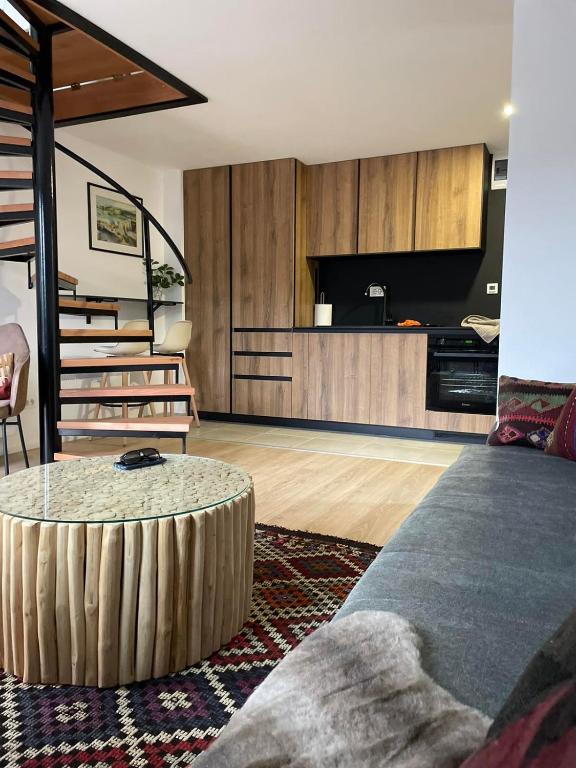 Kuchyň nebo kuchyňský kout v ubytování Quattro stagioni apartment