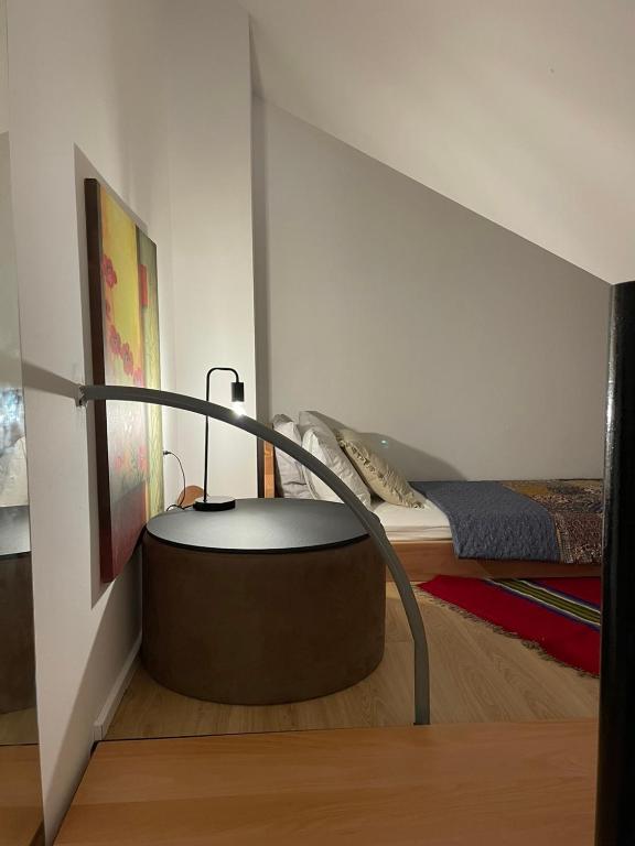 Postel nebo postele na pokoji v ubytování Quattro stagioni apartment