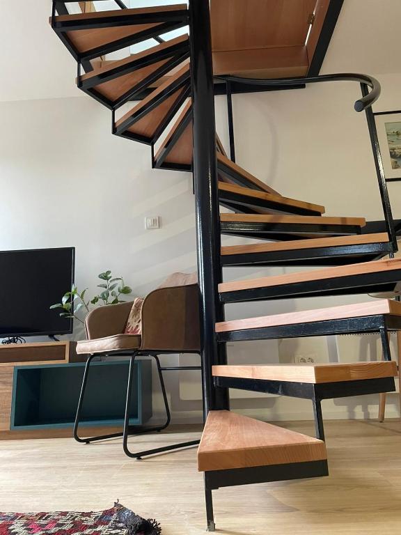 TV a/nebo společenská místnost v ubytování Quattro stagioni apartment
