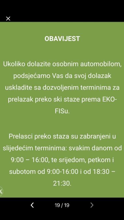 Apartment Blue Eko Fis Vlašić - Appartement D'une Chambre