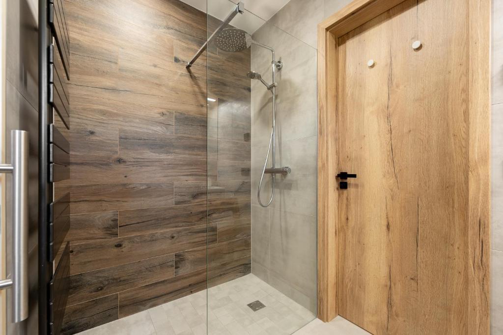 Koupelna v ubytování Apartmány HAFERKY Velké Karlovice