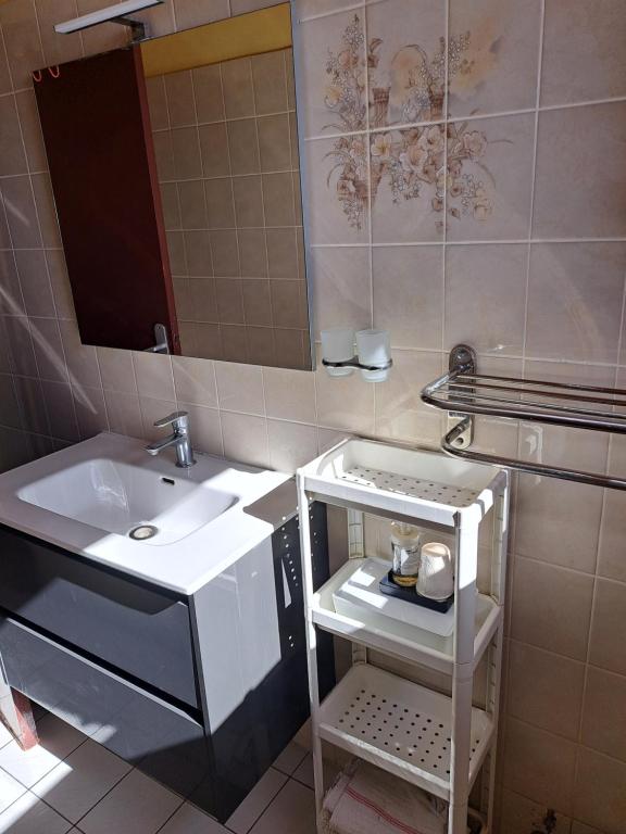 Koupelna v ubytování MAISON de VACANCES ANSES D'ARLET