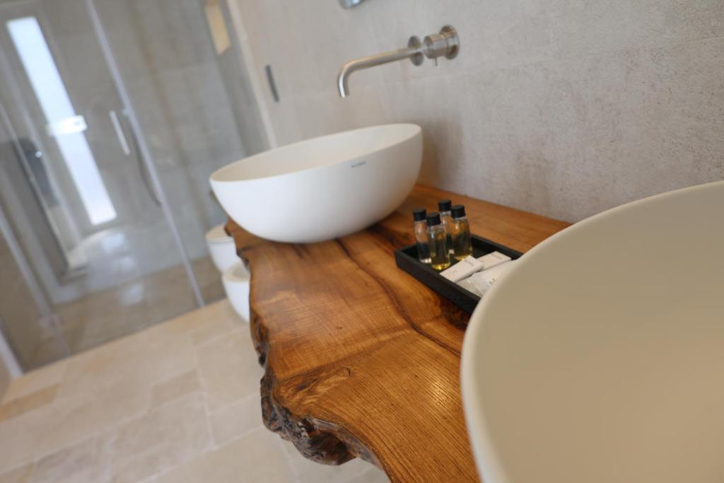 Koupelna v ubytování Suites Dimora Garibaldi