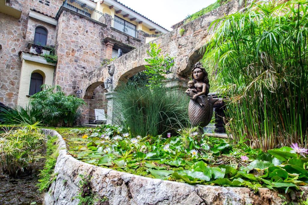 Zahrada ubytování Quinta Real Guadalajara
