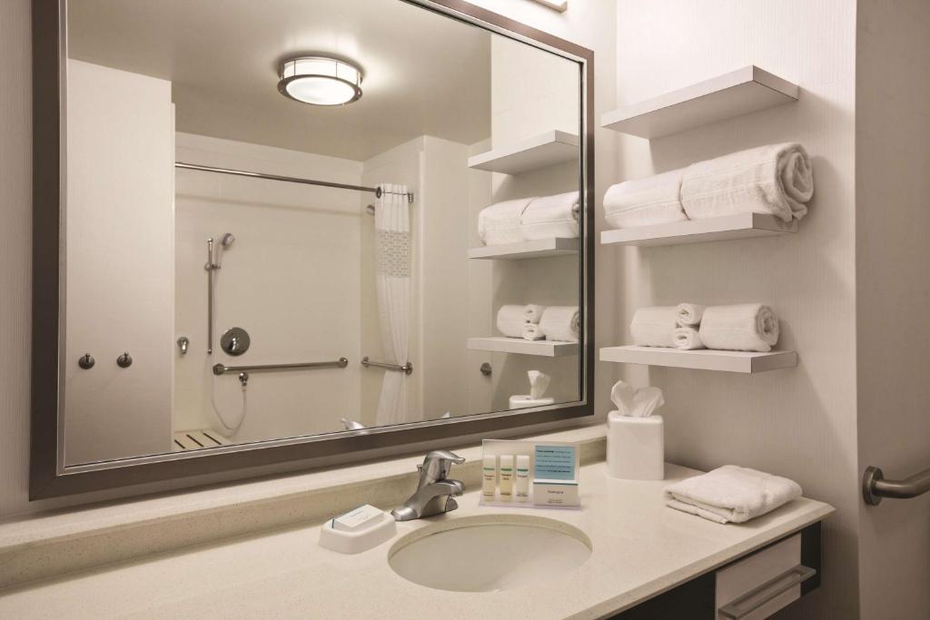 Koupelna v ubytování Hampton Inn Brigham City