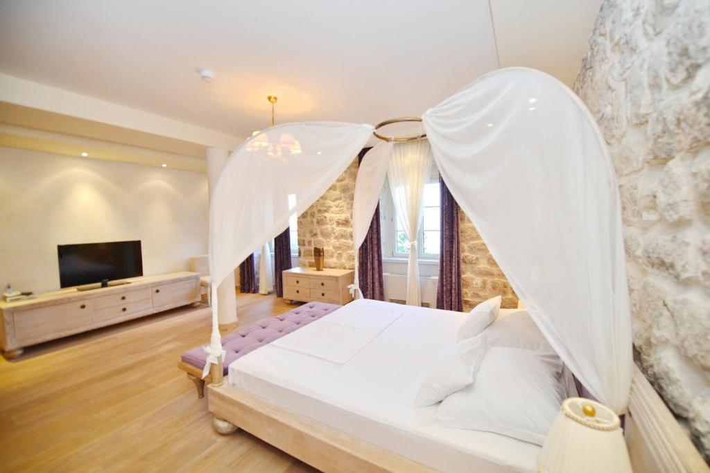 Krevet ili kreveti u jedinici u okviru objekta Vila Nikčević Apartments