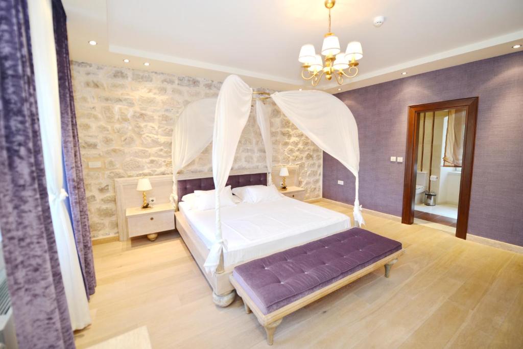 Krevet ili kreveti u jedinici u okviru objekta Vila Nikčević Apartments