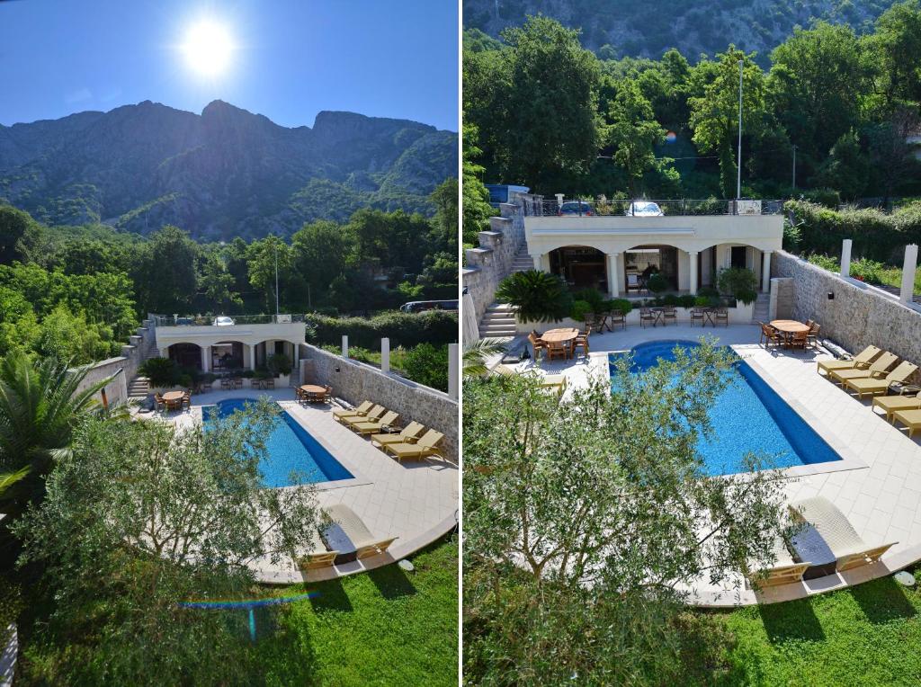 Bazen u ili blizu objekta Vila Nikčević Apartments