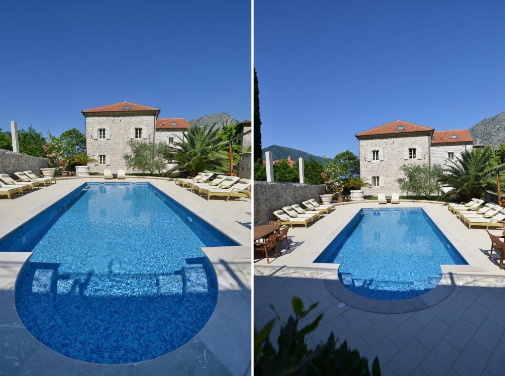 Bazen u ili blizu objekta Vila Nikčević Apartments