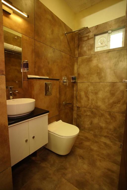 Koupelna v ubytování Pabis luxurious stay