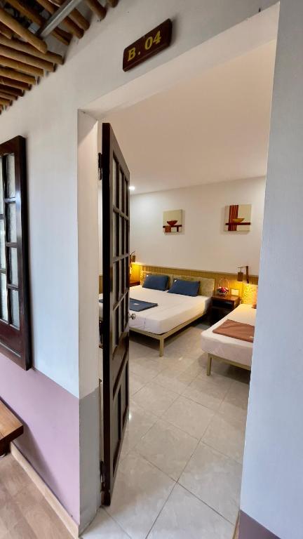 Homestay MINH TÚ - Triple Chambre Avec Vue Sur Le Jardin