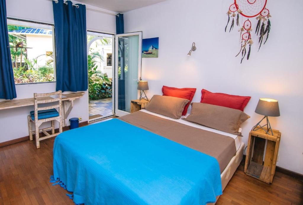 Postel nebo postele na pokoji v ubytování Tree Lodge Mauritius