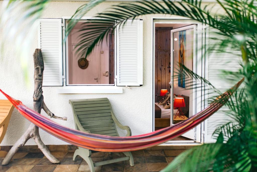 Patio nebo venkovní prostory v ubytování Tree Lodge Mauritius