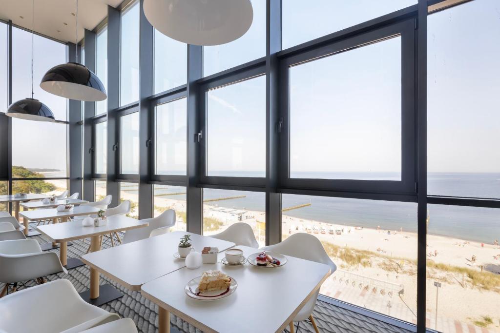 Nespecifikovaný výhled na moře nebo výhled na moře při pohledu z hotelu