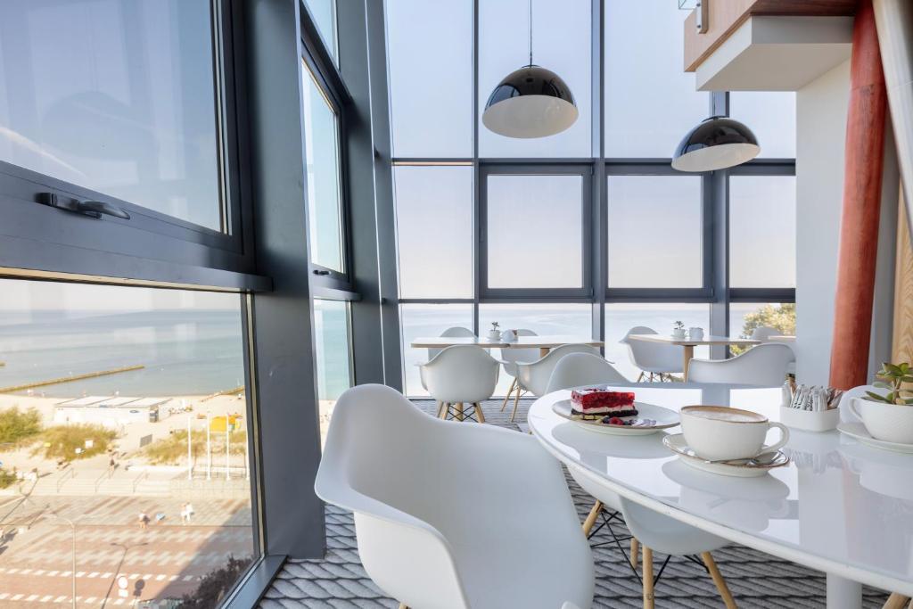 Posezení v ubytování Marine Hotel by Zdrojowa