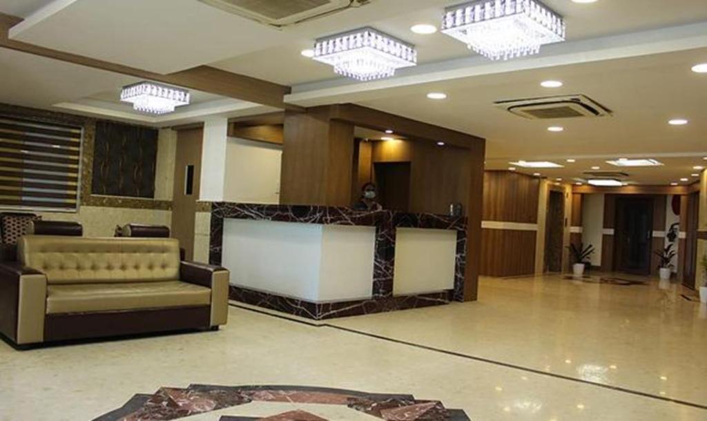 Posezení v ubytování FabHotel Prime Stalin Pleasant Park - Triplicane