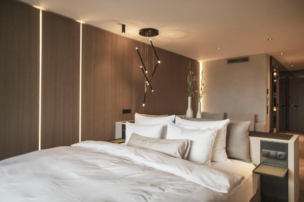 Posteľ alebo postele v izbe v ubytovaní Hotel Lanerhof active/spa/balance