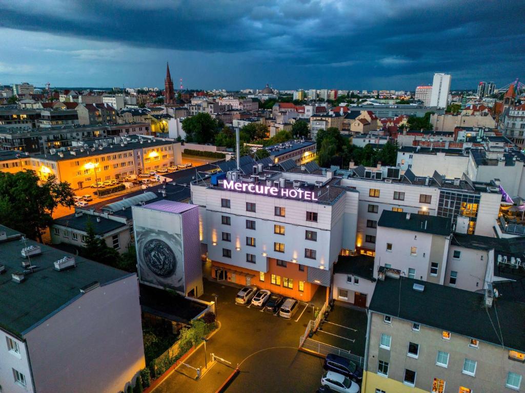 Výhľad na mesto Bydgoszcz alebo výhľad na mesto priamo z hotela