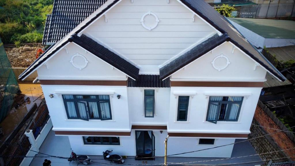 Budova, kde se aparthotel nachází