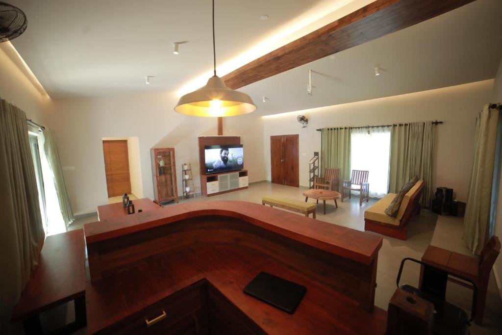 TV in/ali zabaviščno središče v nastanitvi SylVan Resort
