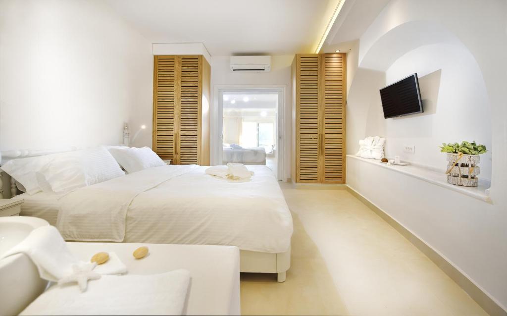 Nissaki Boutique Hotel - Myconian Grand Suite Sea View с открытым бассейном