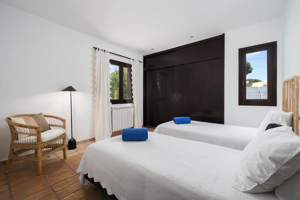 Postel nebo postele na pokoji v ubytování Villa Alicia - Vilamoura