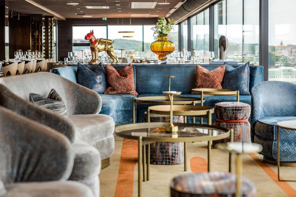 Posezení v ubytování Hotel Riverton