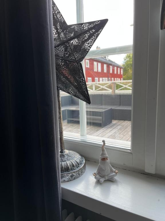 Balkón nebo terasa v ubytování Vintergatans Rum