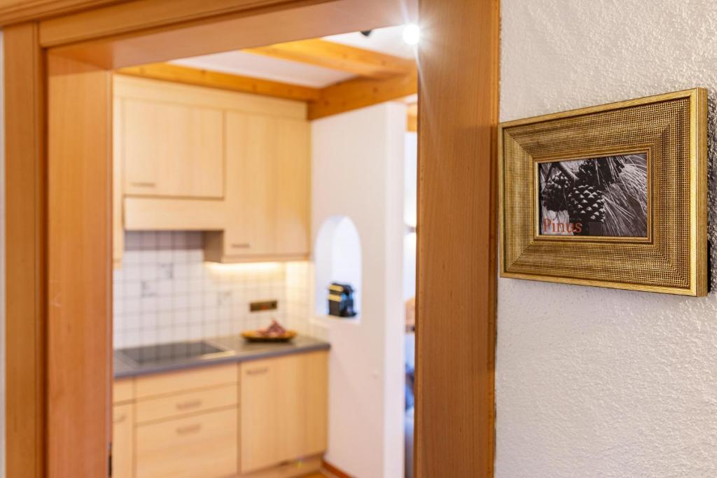 Kuchnia lub aneks kuchenny w obiekcie Häuslerhof App Pinus