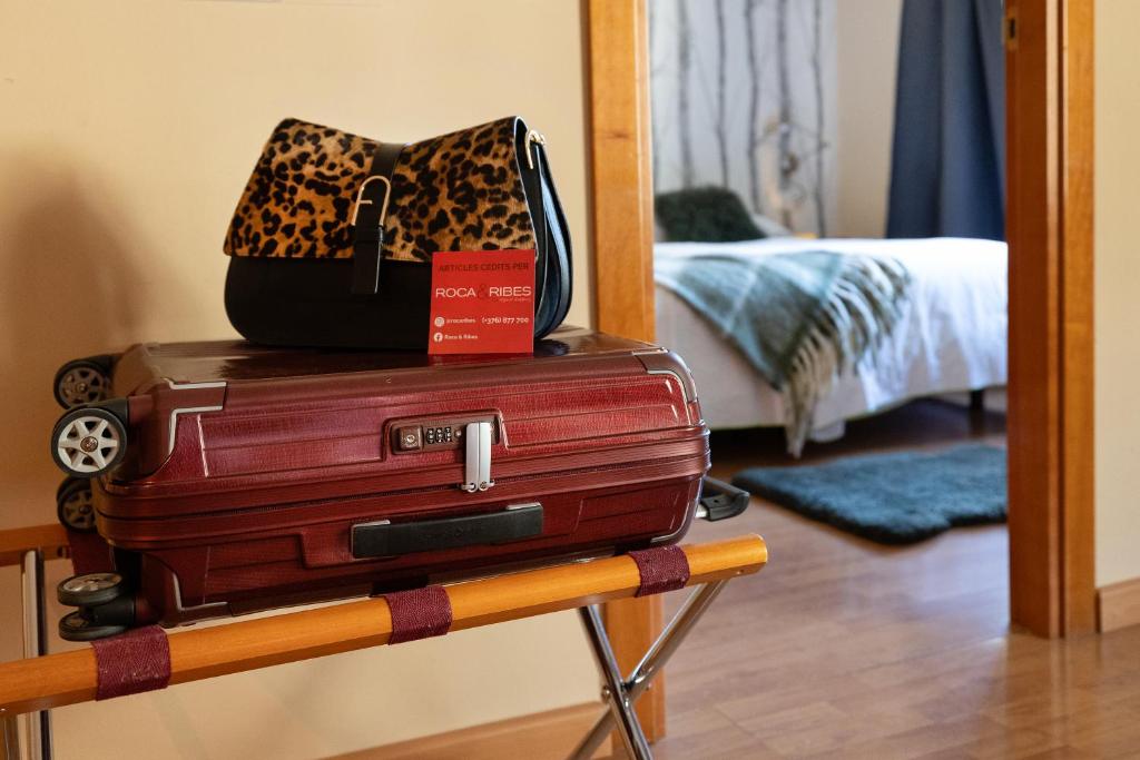 Postel nebo postele na pokoji v ubytování Apartaments Sant Bernat