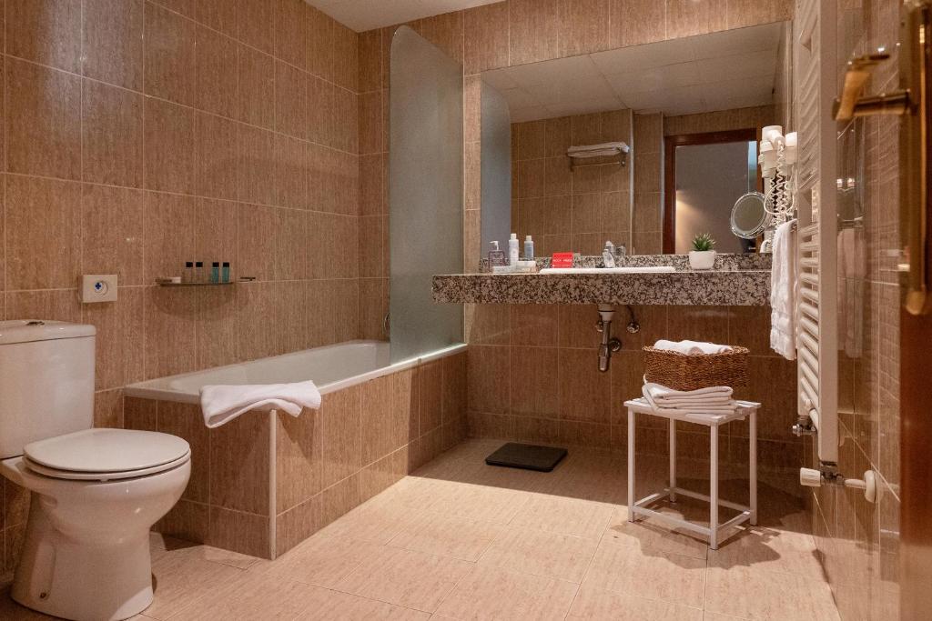 Koupelna v ubytování Apartaments Sant Bernat