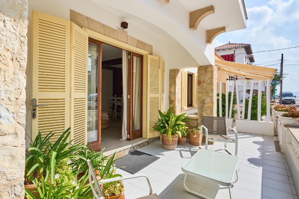 Balkón nebo terasa v ubytování Villa Hibiscus