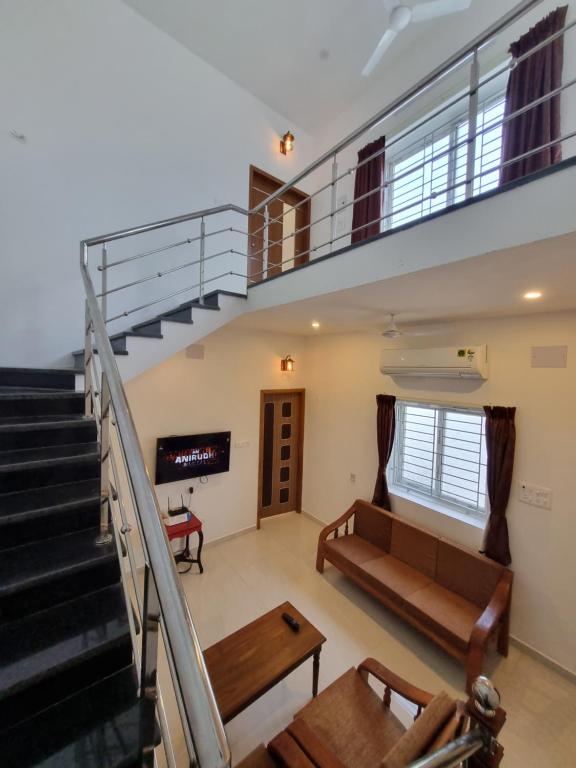 Istumisnurk majutusasutuses RVS Chalet
