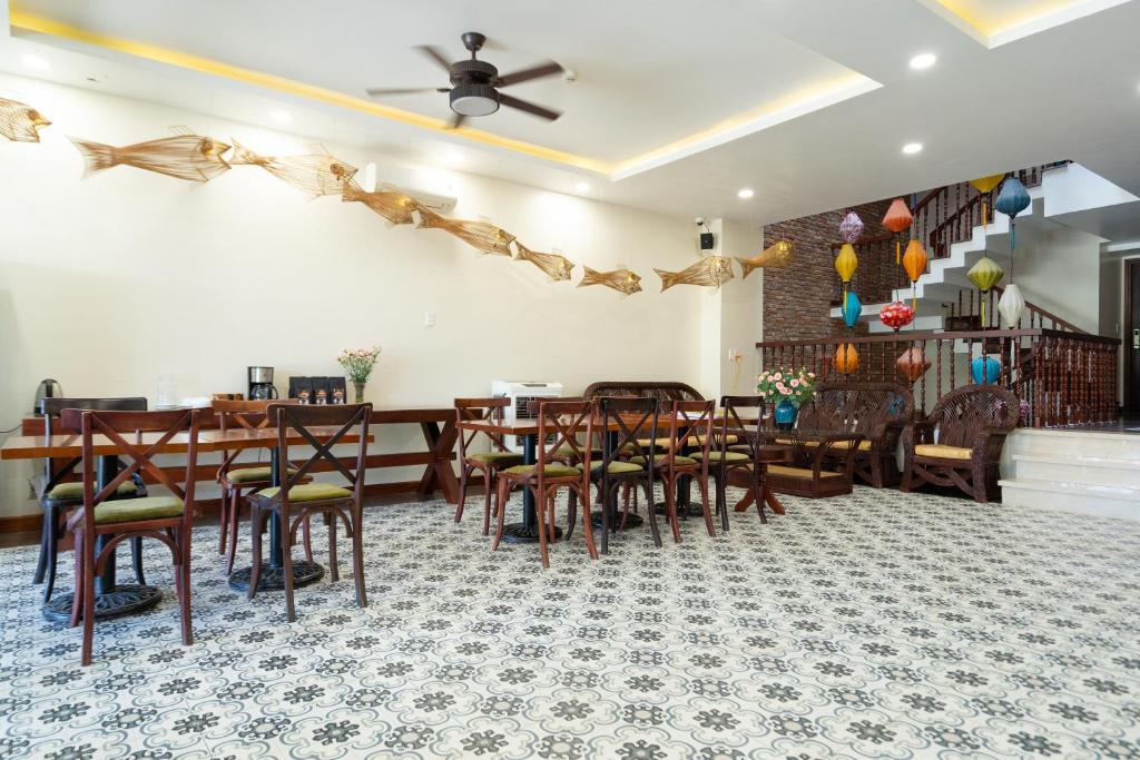 Posezení v ubytování Virgo Villa Quê Hội An