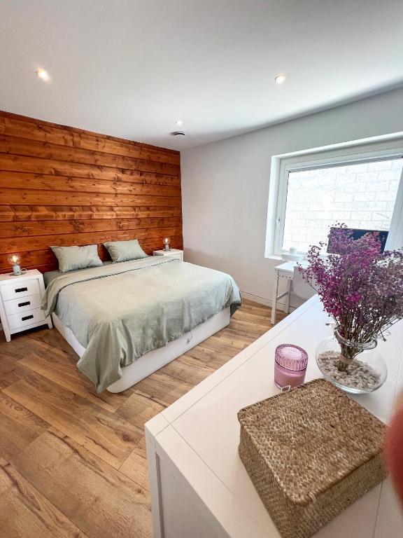 Cama o camas de una habitación en Casa Nunki